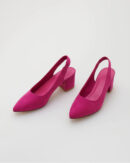 Heels in suede